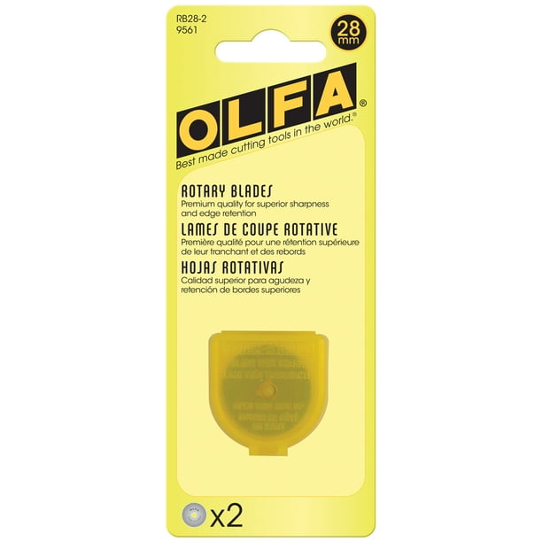 Olfa Rotary Blade Refills 28mm 2//Pkg